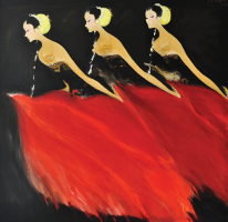 65-Srihadi,-Bedaya-Ketawang-Beauty-of-Soul,-2015,-Oil-on-canvas,-150-x-150cm