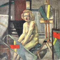 74-Chuah-Siew-Teng,-1966,-Oil-on-canvas,-60.5-x-60.5cm