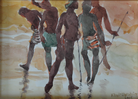 76-Khalil-Ibrahim,-2005,-Watercolour-on-paper,-20-x-29cm