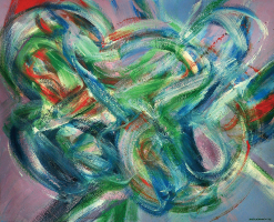 83-Aswad-Amier,-2006,-Acrylic-on-canvas,-91-x-111.5cm