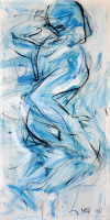 Yusof-Ghani-Siri-Segerak-(2),-2005-Mixed-media-on-canvas-51-x-25.5-cm