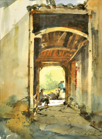 69-Ong-Kim-Seng-38-x-28-cm,-Watercolour-on-paper-RM-6,000---8,000