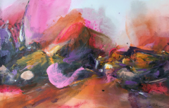 LOT 33 Soon-Lai-Wai-_Resonance-12_-(2015)-30cm-x-45.5cm-Acrylic-on-paper-RM-2,000---3,000-