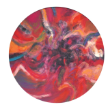 LOT 34 Tajuddin-Ismail-Rentak-Alam,-2007-Mixed-media-on-wood-panel-122-cm-(Diameter)-RM-25,000---40,000-