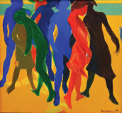 LOT 42 Khalil-Ibrahim,-2003,-Acrylic-on-canvas,-39-x-40cm