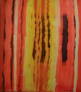 Khalil Ibrahim Abstract Pink Print (2002) 83cm x93cm RM 16,800 Batik