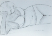 7-Bodyline, 2008 RM 2,200.00-SOLD | Charcoal on paper | 52 x 74 cm