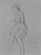 8-Nude I, II, 2012 RM 3,850.00-SOLD | Pen on paper | 35.5 x 27.5 cm x 2 pieces