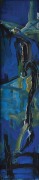 Abstract, 1994 RM 13,440.00-SOLD | Mixed media on board | 200 x 40 cm