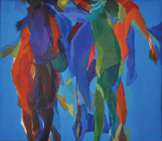 Lot 42-Khalil-Ibrahim-'Velocity-IV'-(2003)-A-Continued-Dialogue-59cm-x-69cm-Acrylic-on-Canvas