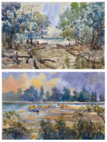 Lot 75-Shafurdin-Habib-Cari-Ketam-&-Surut,-2011Watercolour-on-paper-28.5-x-43.5-cm