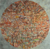 Lot 76-Nizar-Kamal-Ariffin,-Siri-Dunia---Kota-Perang-#5,-2014,-Acrylic-on-canvas,-152-x-152cm