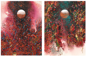 Lot 78-Ismail-Latiff-Gambir-No.-1-&-Kayu-Manis-No.2,-2006-Acrylic-on-paper-38-x-29-cm