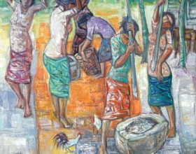 15-Happy Life,2011 92cm x 92cm 2011 Oil on Canvas