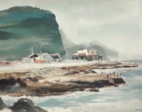 26-Seaside, 1996 28cm x 38cm 1996 Watercolour on Paper