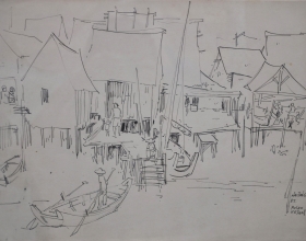 28-Sketch 1, 1987 27.5cm x 37.5cm Sketch on Paper