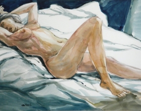30-Sweet Dream, 2008 56cm x 76cm 2008 Watercolour on Paper