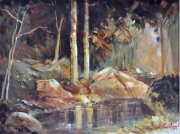 Alam Semula Jadi, 1983 Available For Sale | Oil on canvas | 39 x 52 cmpng