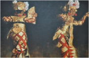 11-Red Legong, 2000 RM 137,500.00-SOLD | Acrylic on linen | 120 x 180 cm