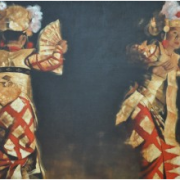 11-Red Legong, 2000 RM 137,500.00-SOLD | Acrylic on linen | 120 x 180 cm