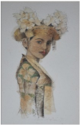 4-Dancer - Figure I, 1997 RM 17,600.00-SOLD | Mixed media on paper | 67 x 38 cm