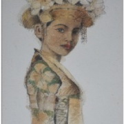 4-Dancer - Figure I, 1997 RM 17,600.00-SOLD | Mixed media on paper | 67 x 38 cm