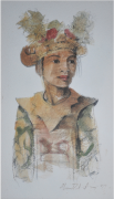 5-Dancer - Figure II, 1997 RM 20,900.00-SOLD | Mixed media on paper | 67 x 38 cm