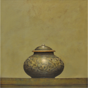 6-Vase, 2000 RM 24,200.00-SOLD | Acrylic on canvas | 43 x 43 cm