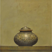 6-Vase, 2000 RM 24,200.00-SOLD | Acrylic on canvas | 43 x 43 cm