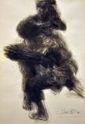 6-Pertarungan, 1999 RM 7,700-SOLD | Charcoal on paper | 753 x 37 cm