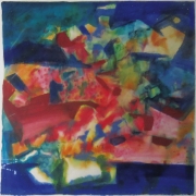 1-Colour of Life I, 1996 RM 10,000.00 - RM 17,000.00 | Acrylic on cotton paper | 69.5 x 70 cm