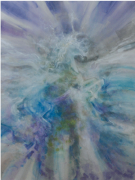 2-Ascending of the Winged Horse, 2012 RM 6,600.00-SOLD | Mixed media on paper | 73 x 53 cm