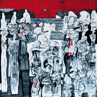 25-Zulkifli-Yusoff--'Island-People'-(1997)-Acrylic-on-Canvas-152cm-x-152cm-RM-28,000