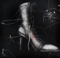 30-Fendy-Zakri,-Identity-Crisis-1,-2012,-Acrylic-on-canvas,-152-x-152cm
