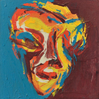 44-Yusof-Ghani,-Toepng-Series-Pucok,-1996,-Oil-and-acrylic-on-canvas,-25-x-25cm