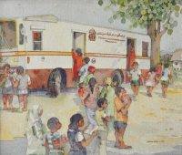 56-Tan-Choon-Ghee,-1984,-Watercolour-on-paper,-32.5-x-37cm