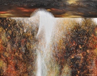 59-Ismail Latiff "Moonwater….Oceans of Secrets" (1997)  138cm X 178cm Acrylic and mixed media on canvas RM 25,000 - 50,000
