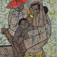 75-Goh-Kwan-Chin-(2011)-Mother-and-Child-II,-Batik,-54cm-x-45cm
