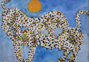 15-Popo-Iskandar,-1997,-Watercolour-on-paper,-14-x-20.5cm