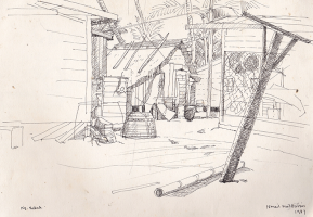22-Ismail-Mat-Hussin-Kg.-Sabak-2,-1987,-Pen-on-paper,-21-x-29.5-cm-RM-800---1,200