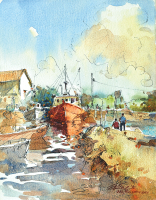 27-Ong-Kim-Seng,-Geelong-Corio-Bay,-1990,-Watercolour-on-paper,-38-x-28cm-RM-5,800---8,000