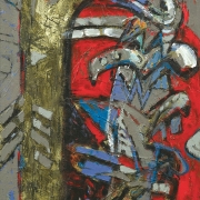 AWANG DAMIT AHMAD, RUMBIA DAN PUCUK PAKU (ESSENCE OF CULTURE SERIES), 1992 Mixed media on canvas 76cm x 61cm