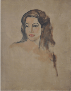 2-Portrait of an Indonesian Beauty, Undated RM .19,80000-SOLD | Oil on canvas | 80 x 65 cm