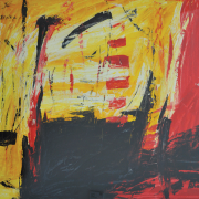 4-Abstract Landscape 4, 2011 Oil on paper 54.5 x 67 cm RM 7,150.00-SOLD | Oil on paper | 54.5 x 67 cm