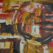 6-Abstract Landscape III, 2009 RM 1,650-SOLD | Oil on paper 53 x 69 cm | 54.5 x 67 cm