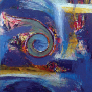 7-RM 3,360.00-SOLD Lot 54 Bhanu Achan "Landscape Series II" (2011) Mixed Media on Canvas 151cm x 84cm RM 8,000