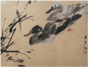 1-Two Ducks, Undated RM 16,500.00-SOLD | Ink on paper | 33.5 x 43.5 cm