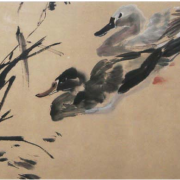 1-Two Ducks, Undated RM 16,500.00-SOLD | Ink on paper | 33.5 x 43.5 cm