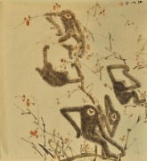 5-Gibbons, Undated RM 56,000.00-SOLD | Chinese ink and watercolour on paper | 69 x 75.5 cm