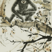 51-Chen-Wen-Hsi,-Ink-and-colour-on-paper-152-x-42cm-cm